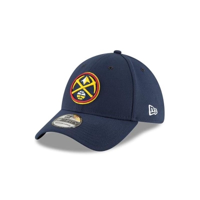 Denver Nuggets Gorra | New Era NBA Team Classic 39thirty Stretch Fit Cap Mexico - Azules